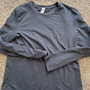 lululemon athletica Long-Sleeve Crew - Charcoal Gray